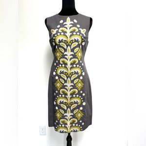 Anthropologie, embroidered Fountain shift dress by Tabitha, size 6